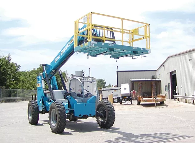 Star Industries Safety Work Platform | Models 1204C To 1210C | Platform Width Platform Width 48″ To116″ | 1,000 lbs Capacity | For Telehandler & Forklift