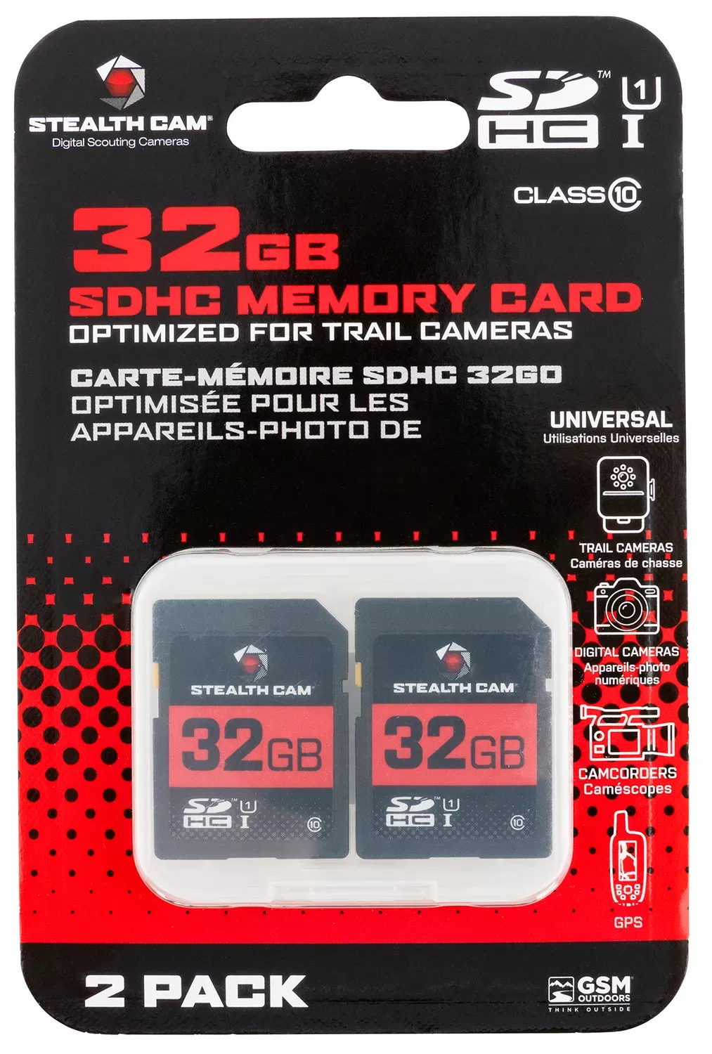 Stealth Cam SD Memory Card 32GB 2/Pack