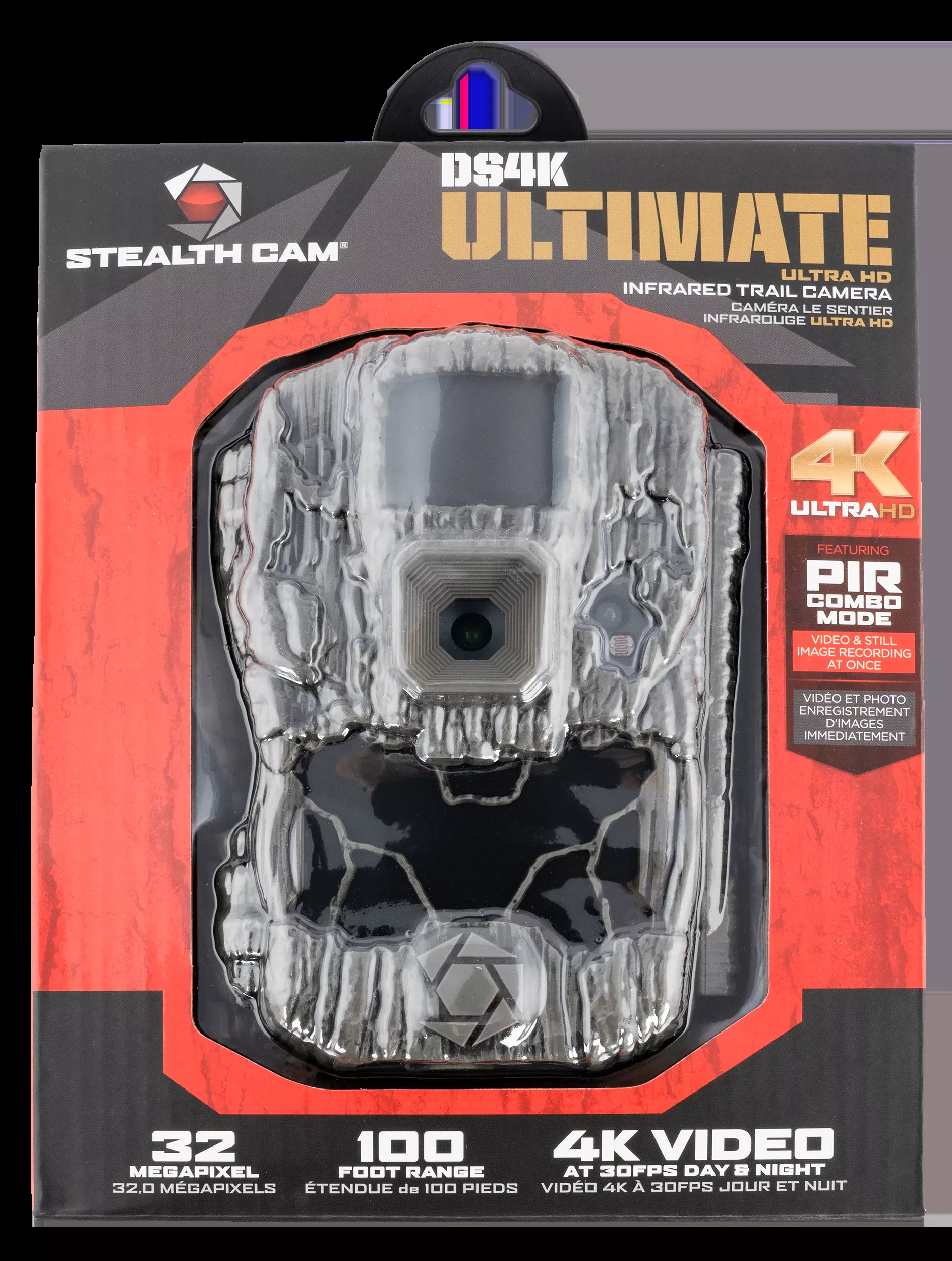 Stealth Cam STC-DS4KU DS4K Ultimate Camo 32MP Resolution No Glow IR Flash SD Card Slot/Up to 128GB Memory