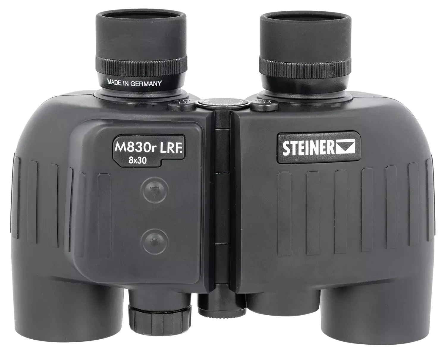 Steiner Laser Rangefinder 8x30mm Mil Radian Ranging Reticle Floating Prism Black Rubber Armor