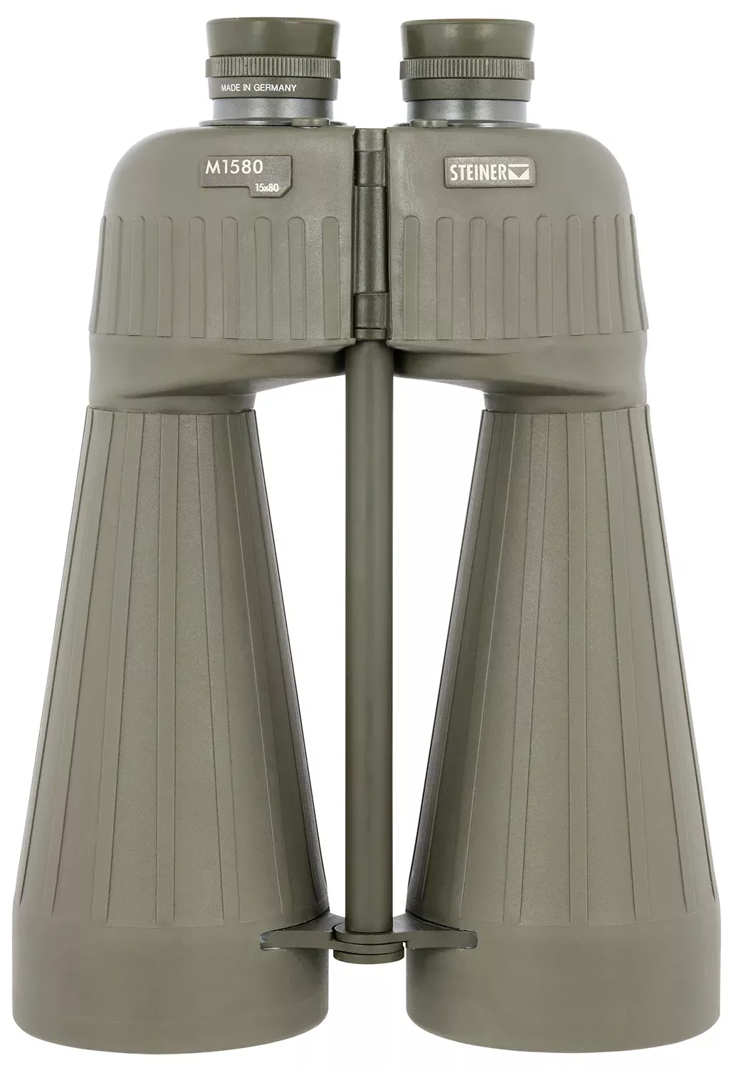 Steiner M1580 15x80mm Floating Prism Green Rubber Armor Makrolon