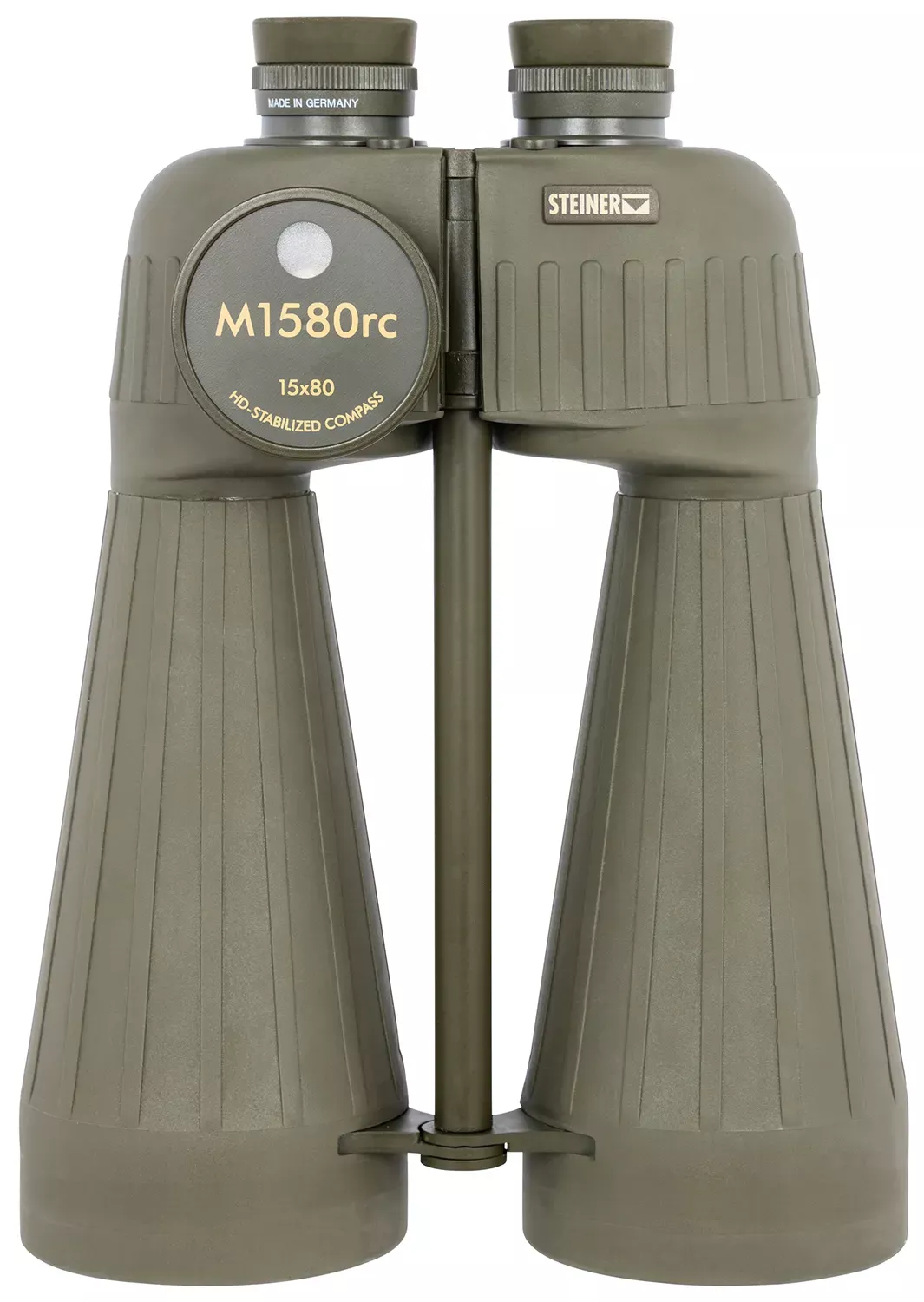 Steiner M1580 Reticle & Compass 15x80mm Range Finding Reticle Floating Prism Green Rubber