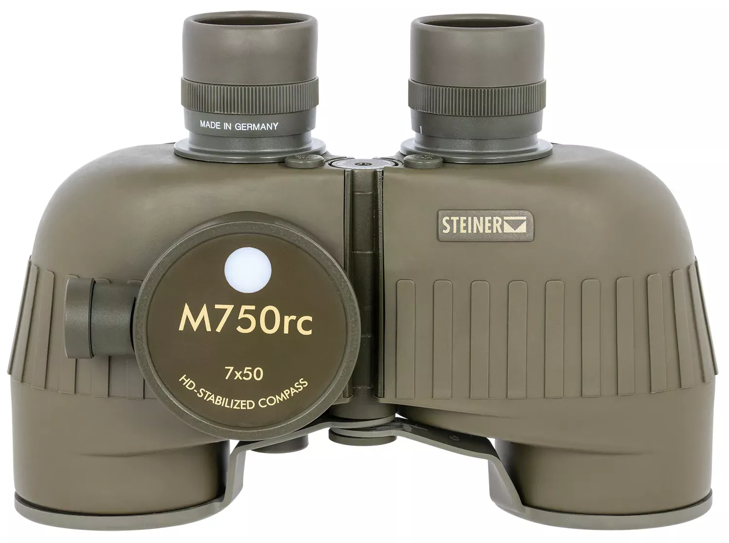 Steiner M750rc Reticle & Compass 7x50mm Range Finding Reticle Floating Prism Green