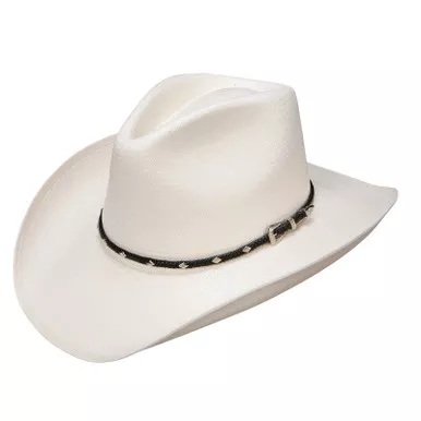 STETSON Diamond Jim 8X Straw Natural Cowboy Hat (SSDIAJK4034)
