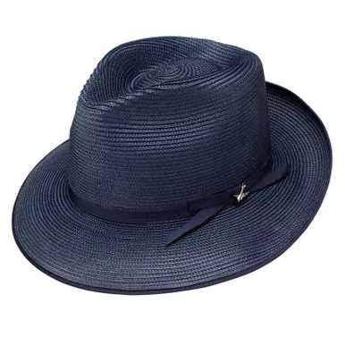 STETSON Stratoliner B Navy Straw Hat (TSSTROB292448)