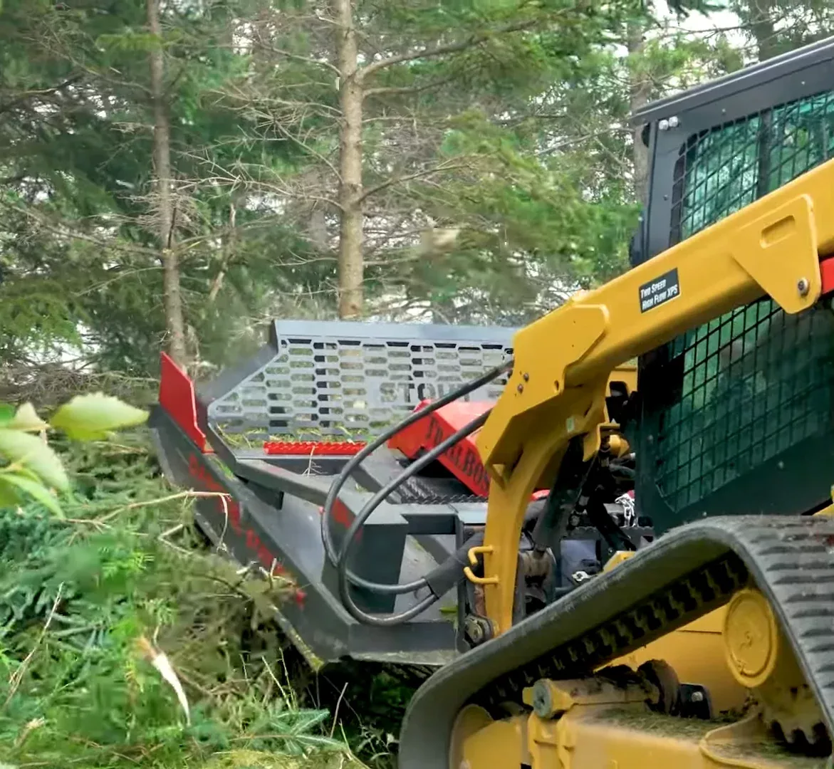 Stout Trail Boss Brush Cutter | Cutting Width 72″ inches | Hydraulic Flow 15–24 GPM | For Skid Steers