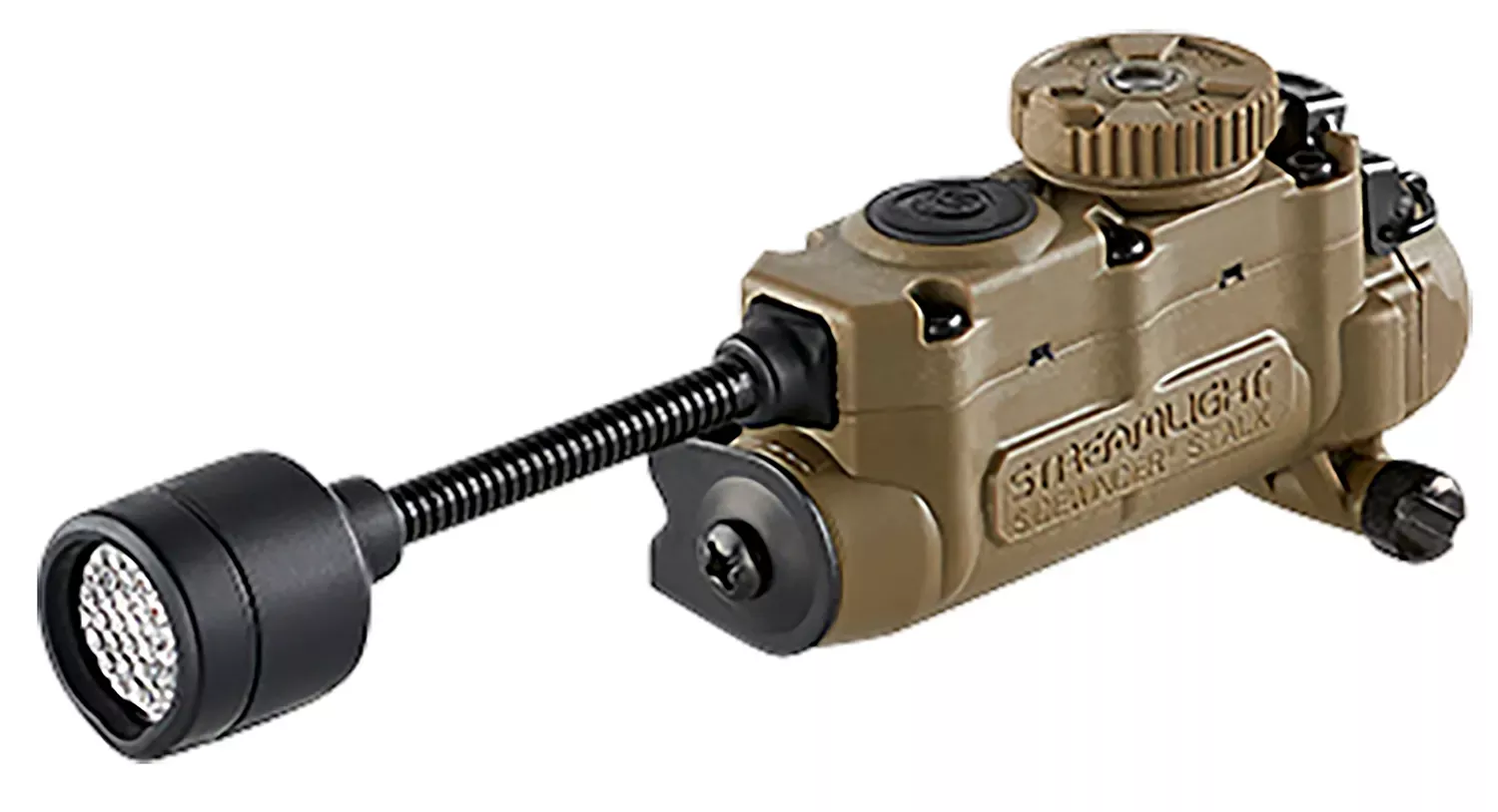 Streamlight Sidewinder Stalk Helmet Light 23/28/57/76 Lumens White White/Red/Green/Blue/IR LED Bulb Coyote 28 Meters Distance