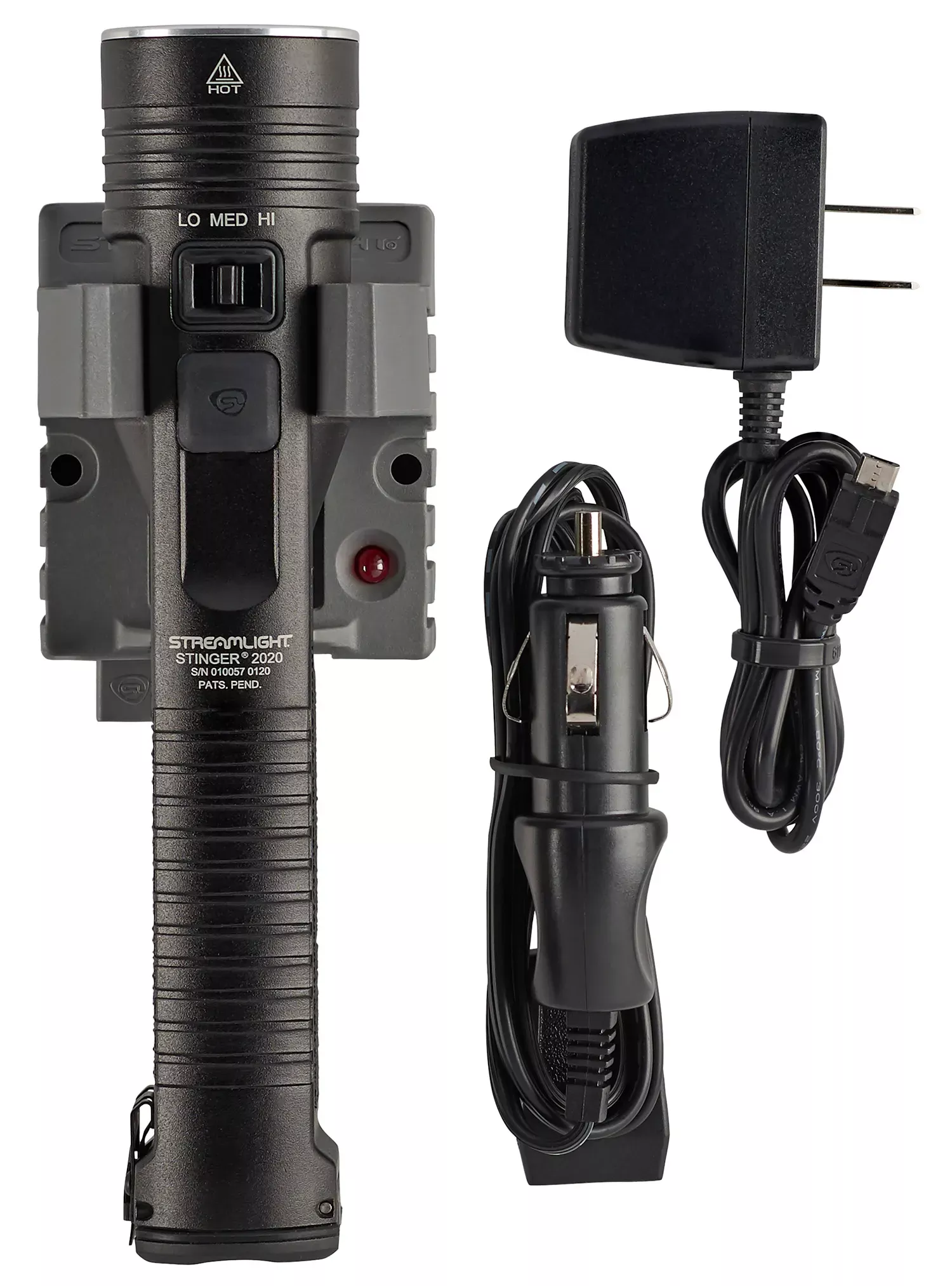 Streamlight Stinger 2020Black Anodized Aluminum White LED 100/850/2000 Lumens 315 Meters Range
