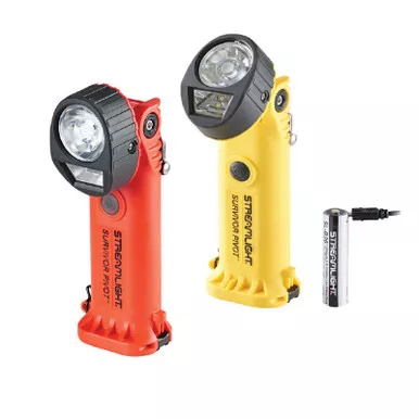 Streamlight Survivor Pivot USB Intrinsically Safe Class I, Div. 2 Rated Rechargeable Flashlight