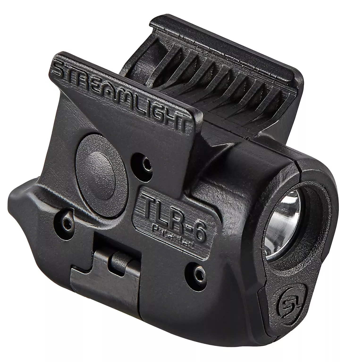 Streamlight TLR-6 Weapon Light Sig P365 100 Lumens Output White LED Light 89 Meters Beam Rail Grip Clamp Mount Black Anodized Polymer