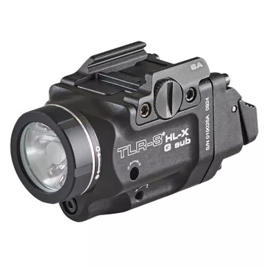 STREAMLIGHT TLR-8 HL-X G Sub USB Black Weapon Light with Green Laser for 1913 Short Railed (69479)