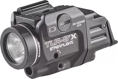Streamlight TLR-8X Black Weapon Light w/ Red Laser 69414