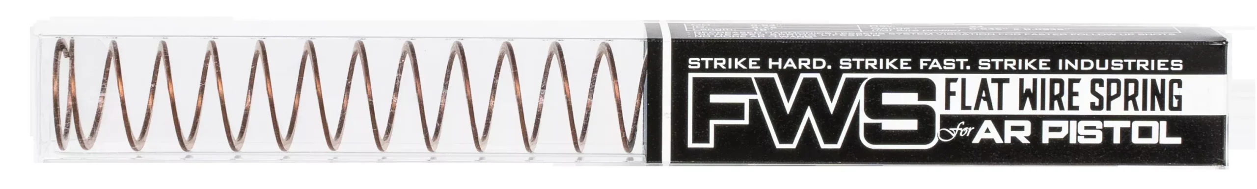 Strike Ar Flat Wire Spring, Si Ar-fws-pAr Pstl Flatwire Spring