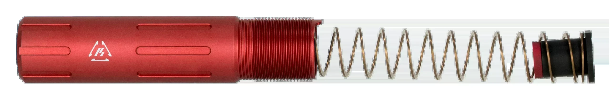 Strike Buffer Tube, Si Ar-spre-slick-red Ar Shrt Pst Rec Buffer Tube