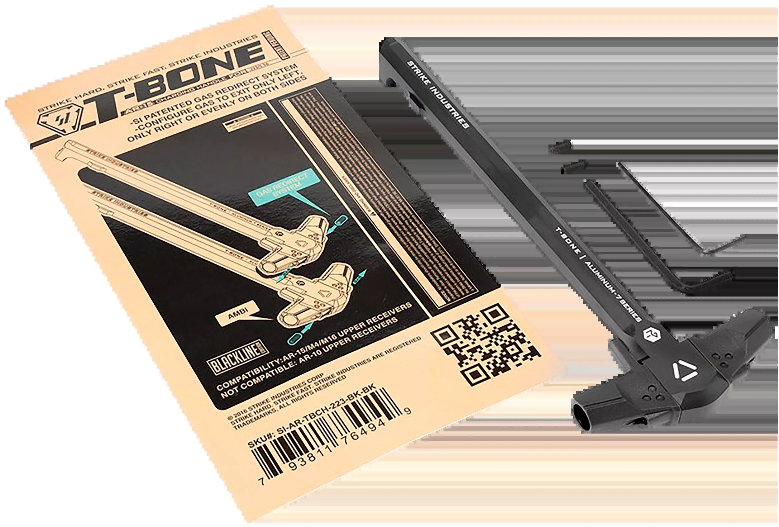 Strike T-bone, Si Ar-tbch-223-bk-bkT-bone Charging Hand 223