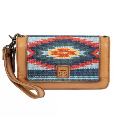 STS Chaynee Valley Serape Evie Organizer Crossbody Bag (STS-34282)