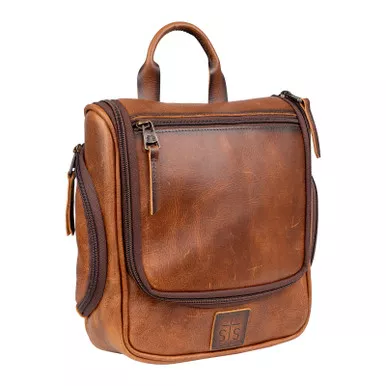 STS Men's Tucson Hanging Shave Kit Organizer Bag (STS-30310)