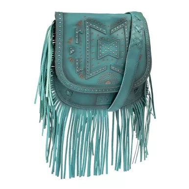 STS Wayfarer Turquoise Selah Saddle Bag (35002)
