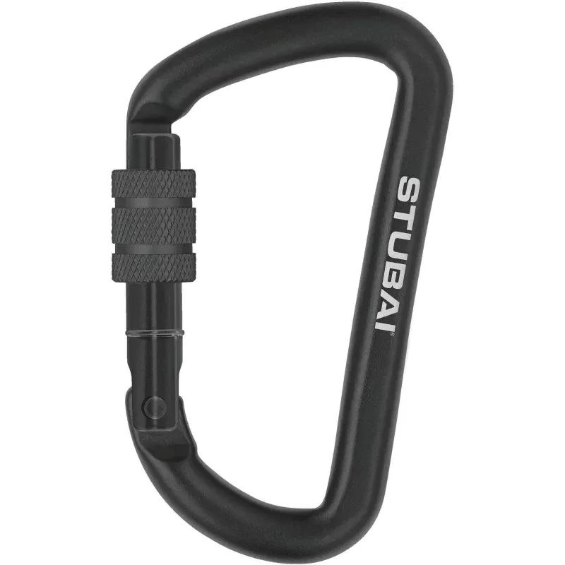 STUBAI Accessory Screw Gate Black – Durable Climbing Hardware