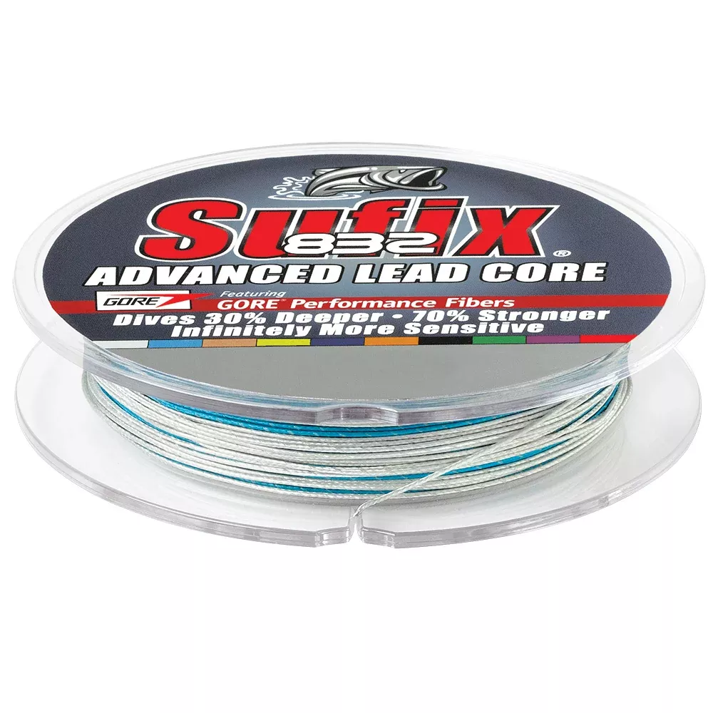 Sufix 832 Advanced Lead Core – 27lb – 10-Color Metered – 100 yds [658-127MC]