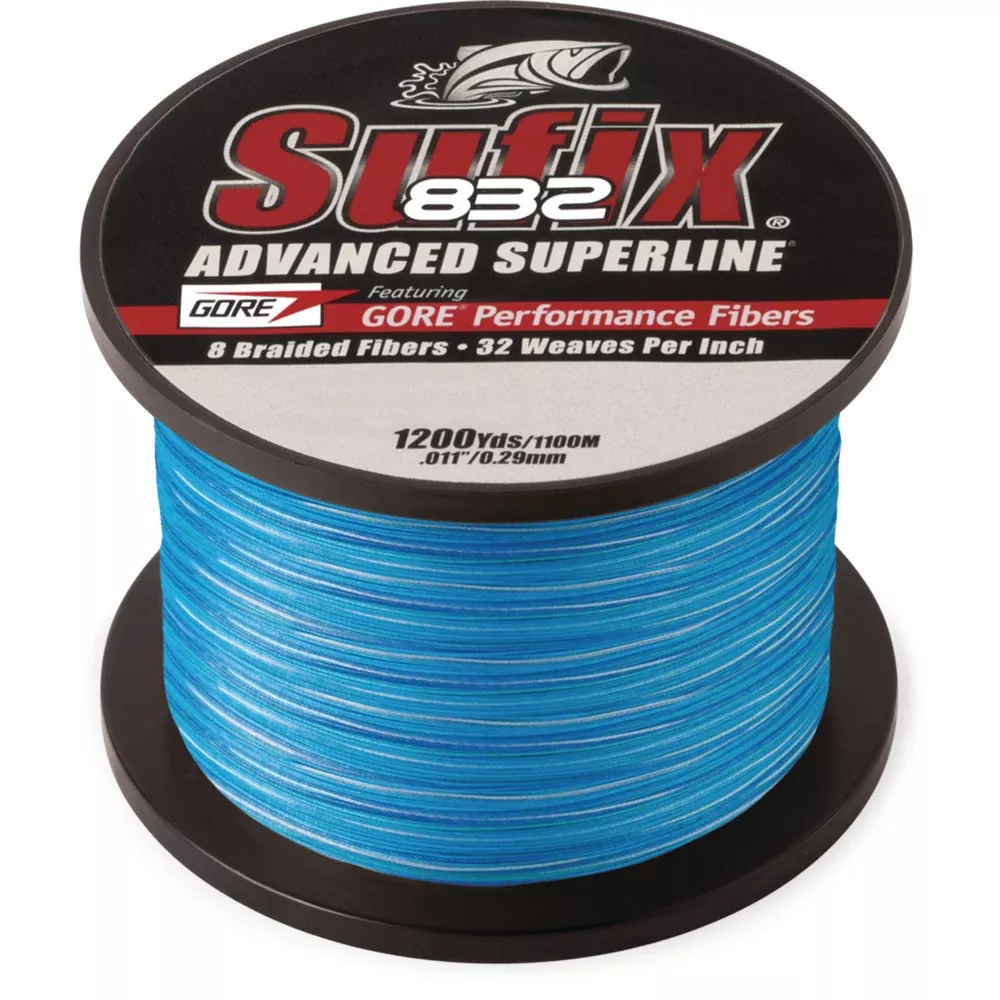 Sufix 832 Advanced Superline Braid - 80lb Test - 1200yds - Coastal Camo [660-380CC]