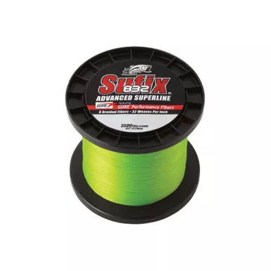 SUFIX 832 ADVANCED SUPERLINE BRAID Neon Lime 40 LB