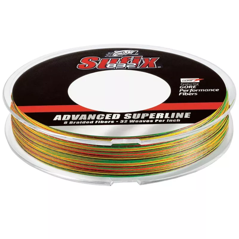 Sufix 832 Braid – 40lb – Fire Tiger – 300 yds