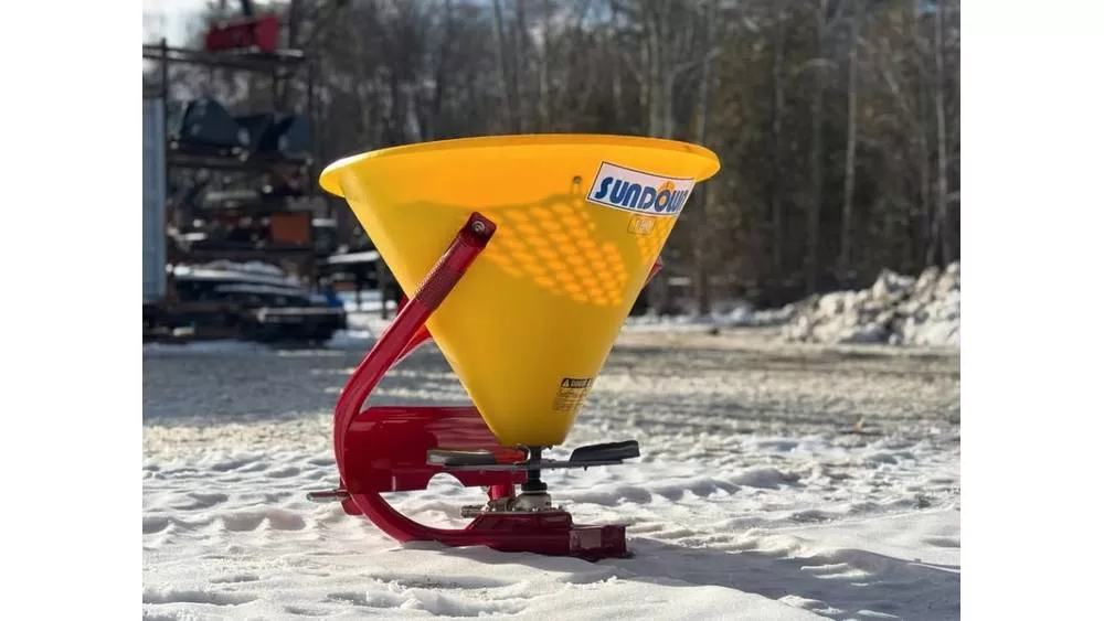 Sundown Conical PLS Salt Spreader | Models PLS-180, PLS-400 & PLS-500 | 49″ Spreading Width | 6 HP | For Tractor & ATV