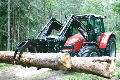 Sundown Forestry Grapple | Model GR40 | Max Opening 40″ | Lift Capacity 2,200 lbs | 10 To 20 GPM | 40 To 50 HP | For Skid Steer & Tractor