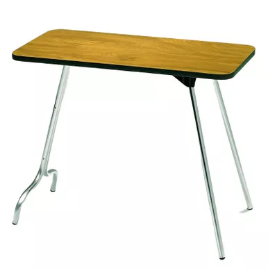 SURCO All Purpose Oak Finish 16x32in Folding Table (1632O)