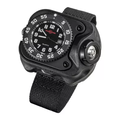SUREFIRE 2211 Signature Black Rechargeable Wristlight with Surefire Watch Movement (2211-B-BK-SF)