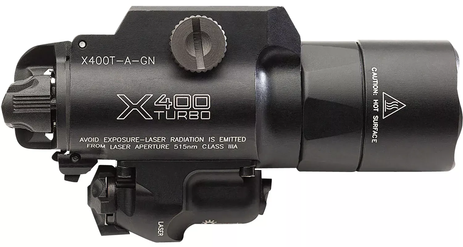 SureFire X400T-A-GN Turbo Weapon Light w/Green Laser