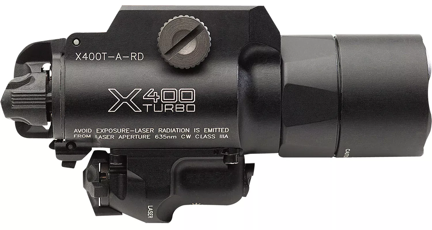 SureFire X400T-A-RD Turbo Weapon Light w/Red Laser