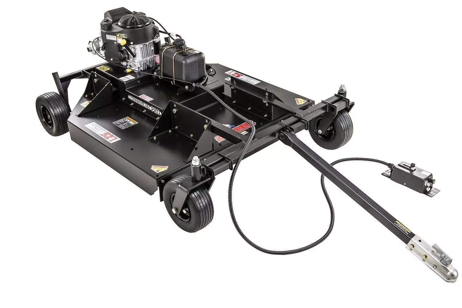 Swisher Country Cut Rough Cut Mower | Model RC14552CPKA | 52″ Cutting Width | Kawasaki Engine 14.5 HP | 15-20 HP | For ATVs & Lawn Tractors