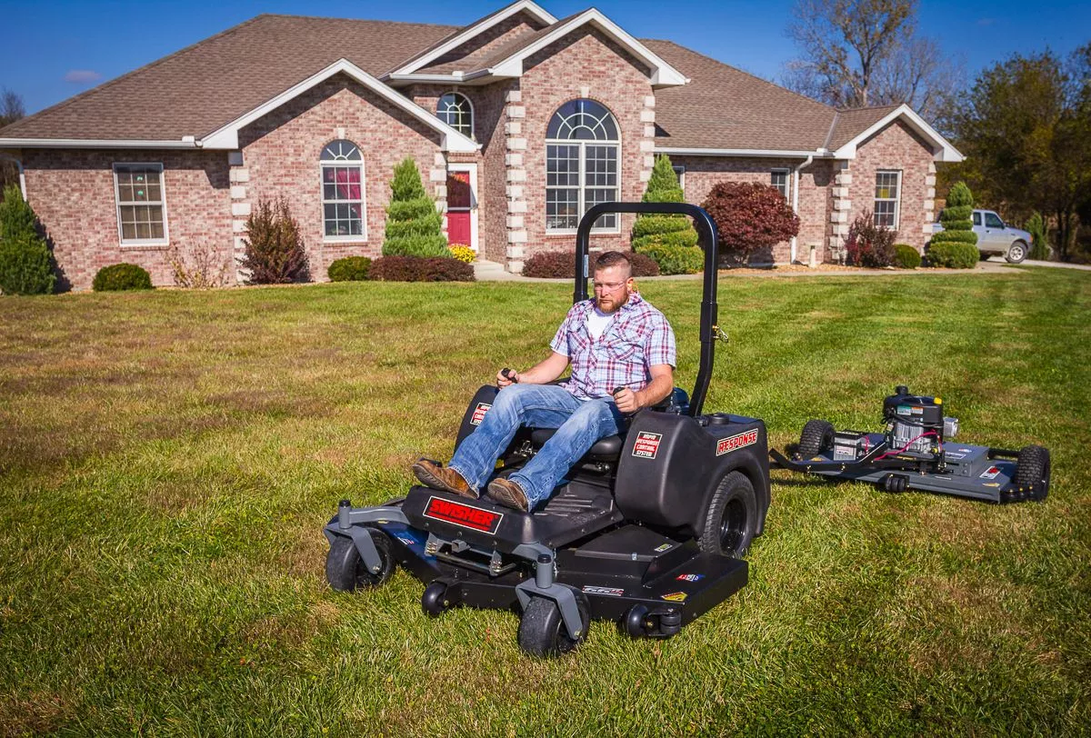 Swisher Fast Finish Cut Mower | Model FCE11544BS | 44″ Cutting Width | 344cc Engine | 15-20 HP | For ATVs/UTVs