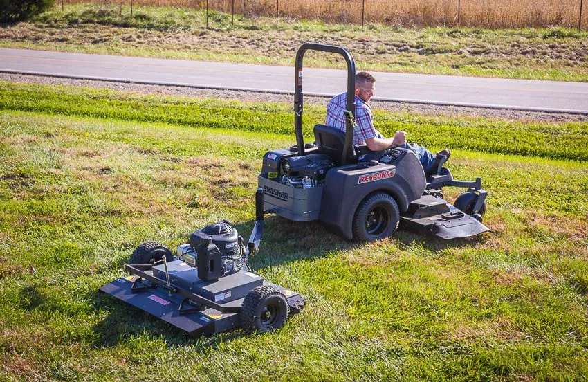 Swisher Fast Finish Tow-Behind Finish Cut Mower | Model FC11544BS | 44″ Cutting Width | 344cc Engine | 15-20 HP | For ATVs/UTVs & Lawn Tractors