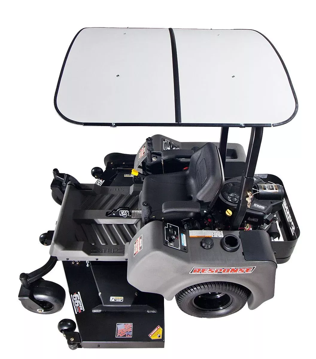 Swisher Femco TuffTop White Sunshade | Model SS4444W | Coverage Area 13 Sq. Ft. | Overall Height 4-7/8″