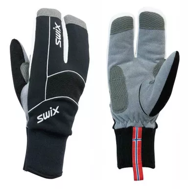 SWIX Jr Star XC 2.0 Split Black Mitt (H02130-10000)
