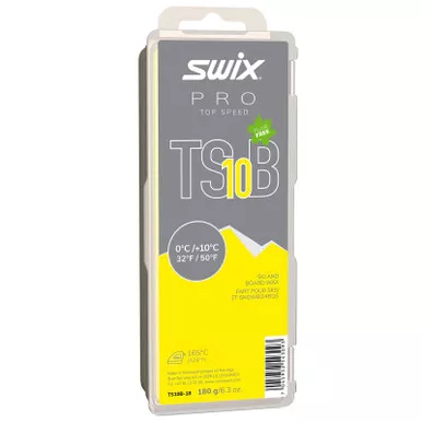 SWIX TS10 Black 180g Racing Glide Wax (TS10B-18)