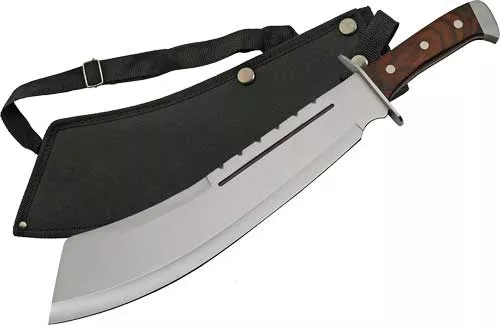 Szco Rite Edge 13.5″ Wood – Bully Machete Ss Blade W/shth