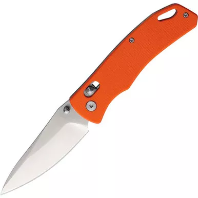 SZCO RUC-4005 G10 Rolling Lock Stainless Folder Knife, 4.25 Inches, Orange
