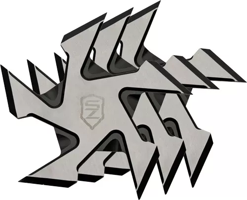 Szco Sierra Zulu 4″ Buzzsaw – Throwing Star Set 3pack W/shth