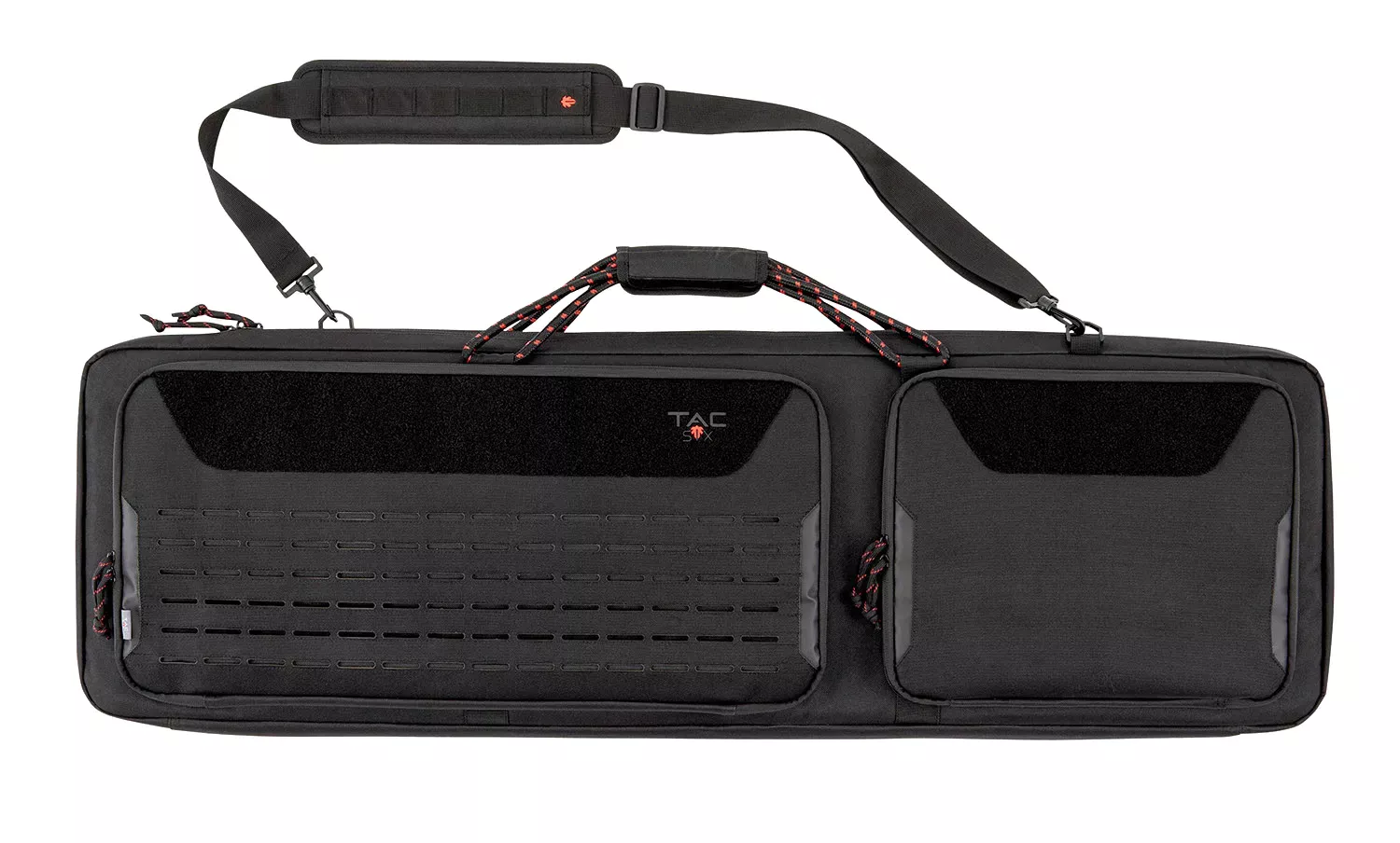 Tac Six Squad Tactical Rifle Case 42 Coyote with Large Exterior & Interior Pockets"