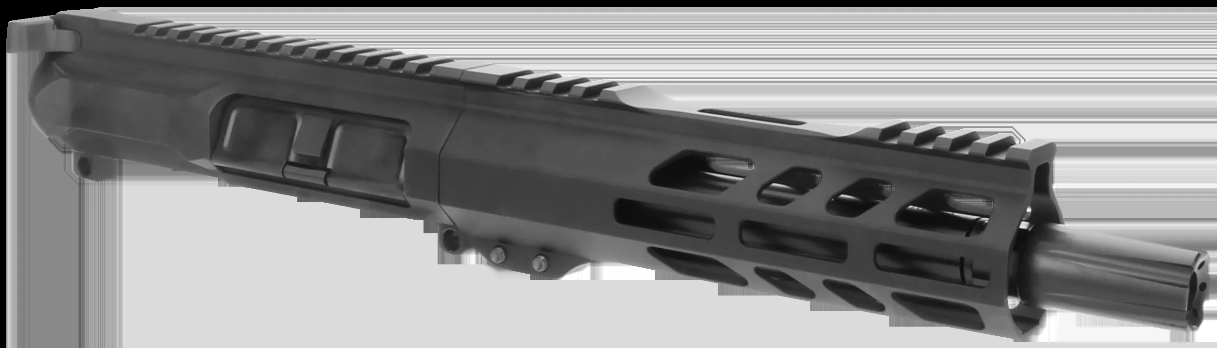 TacFire Pistol Upper Assembly 9mm Luger 7" Receiver Black fits AR-Platform BU9MM7