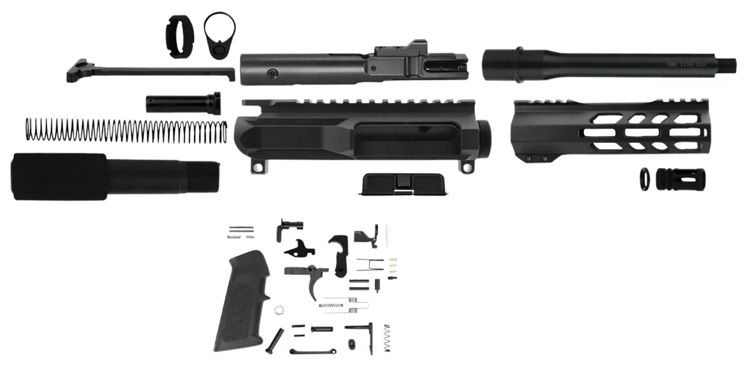 TacFireAR Build Kit9mm Luger 7.50" Barrel for AR Platform