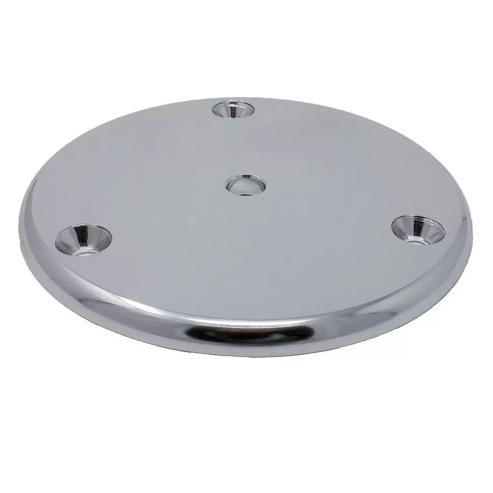 TACO Round Pad 3-Hole Mill Finish - 4-1/2" - F32-4345AEY