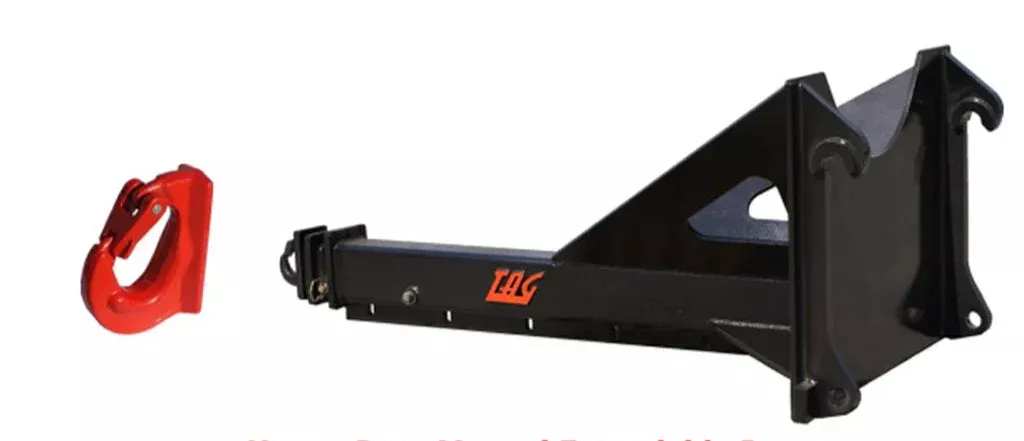 TAG Extendable Boom | Extended Length 12′-13′-6″ | Machine Size 10-20 Tons | For Wheel Loaders