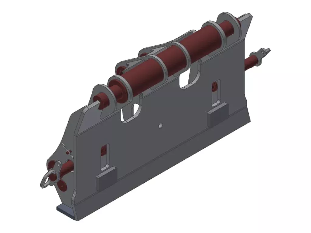 TAG Mechanical Coupler | MC Series | 2-Pin Design | Machine Size 15-44 Tons | For Wheel Loaders
