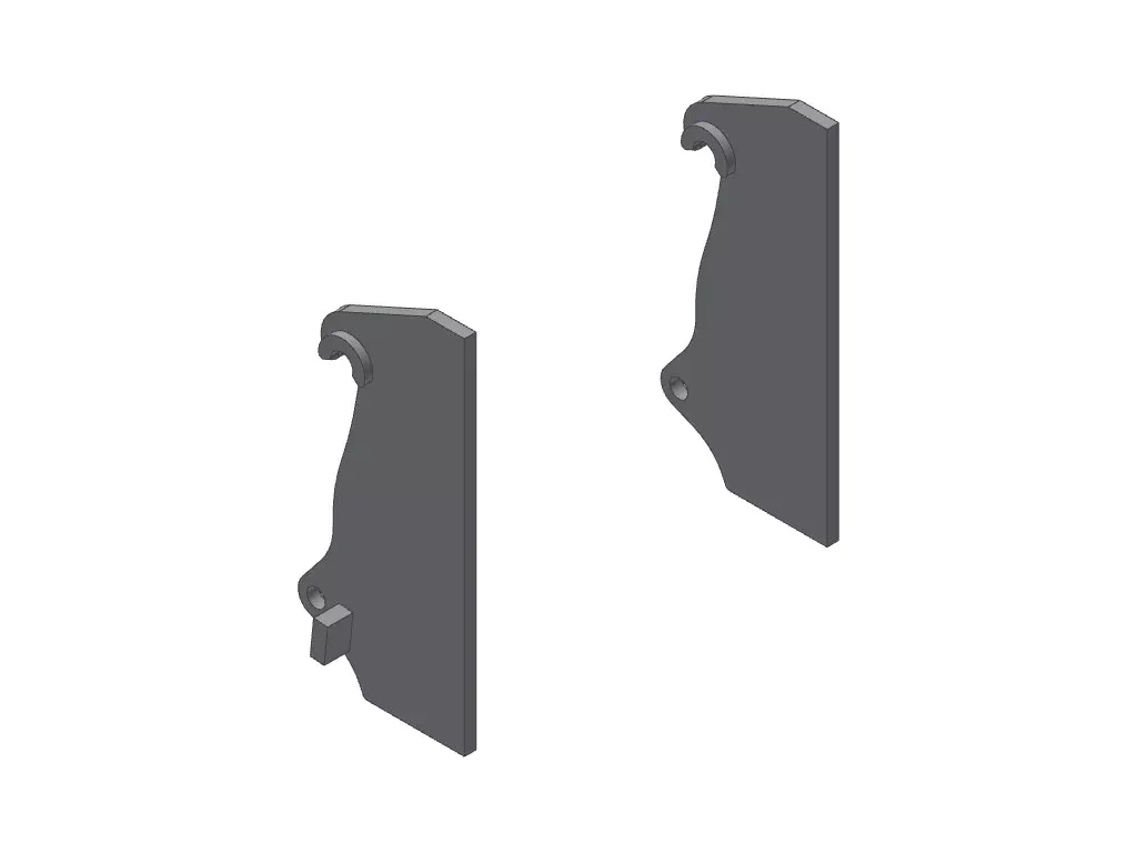 TAG Non-Profiled Female Quick Coupler (QC) Adapter Blanks | FQCB Series | Machine Size 15-80 Tons | For Wheel Loaders