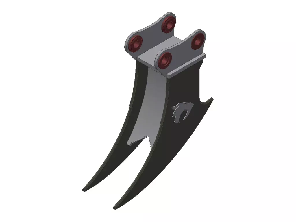 TAG Saber Tooth Stump Ripper | Width 12″–24″ | Ripper Weight 750–2,250 lbs | Machine Size 8–60 Ton | For Excavators